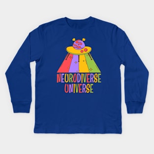 Autism Awareness Month | Neurodiverse Universe Kids Long Sleeve T-Shirt